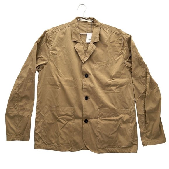 NEW NORSE PROJECTS Mens Lars Packable Work Jacket Size XL Utility Khaki NWT.0055 - Picture 2 of 14
